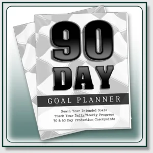 90-Day Goal Planner cover product display