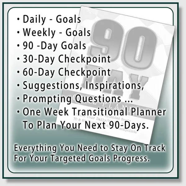 90-Day Goal Planner benefits