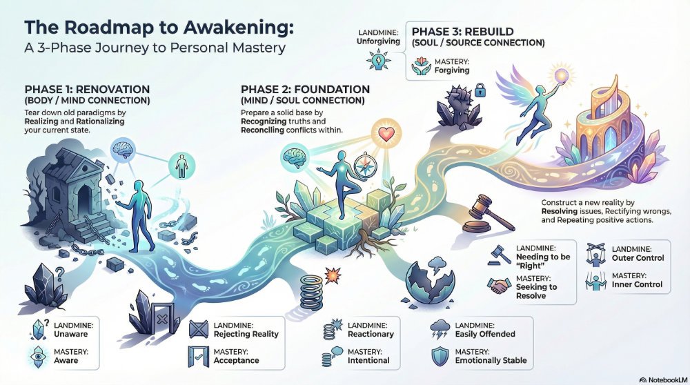 flow chart for "roadmap to awakening"